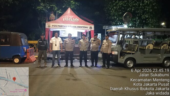 
					Jaga Malam Menteng, Patroli Tiga Pilar Sasar Perbatasan Menteng Tenggulun