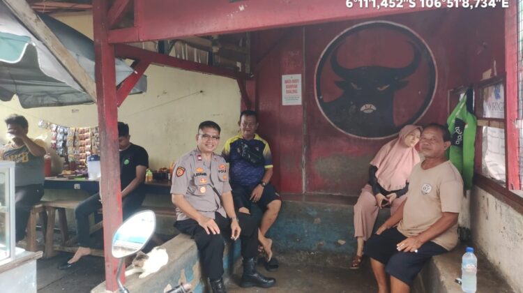 Kapolsubsektor Kayu Awet Turun Langsung, Sambang Dialogis Perkuat Keamanan Warga Johar Baru