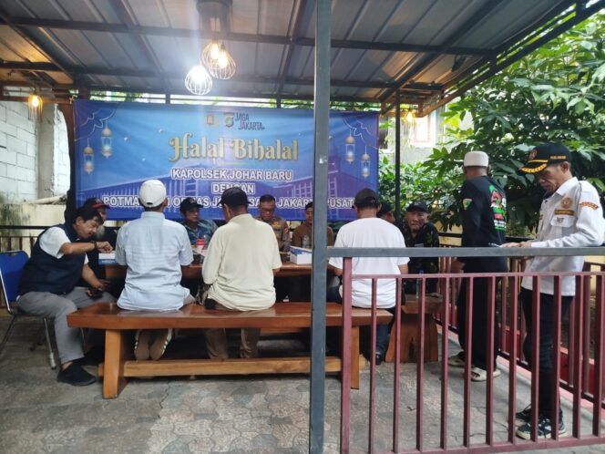 
					Pererat Silaturahmi, Kapolsek Johar Baru Gelar Halal Bihalal Bersama Potmas dan Ormas