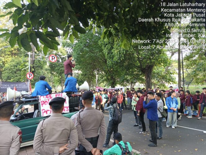 
					Pelayanan Humanis, Aksi Mahasiswa di Kantor Komnas HAM RI Berlangsung Tertib