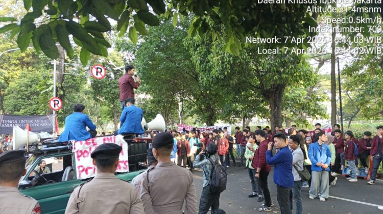 Pelayanan Humanis, Aksi Mahasiswa di Kantor Komnas HAM RI Berlangsung Tertib