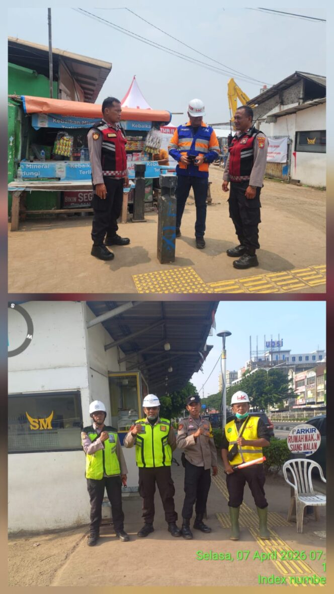 
					Personel Polsubsektor Pasar Gaplok Pantau Proyek Hunian Sementara PPD, Situasi Aman Kondusif