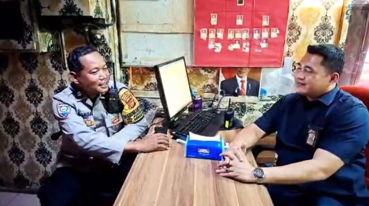 Bhabinkamtibmas Pasar Baru Intensifkan Sambang, Perkuat Sinergi Kamtibmas Bersama Satpam