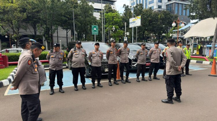 Polsek Sawah Besar” Siagakan 19 Personel Amankan Rencana Aksi Mahasiswa di Kantor OJK