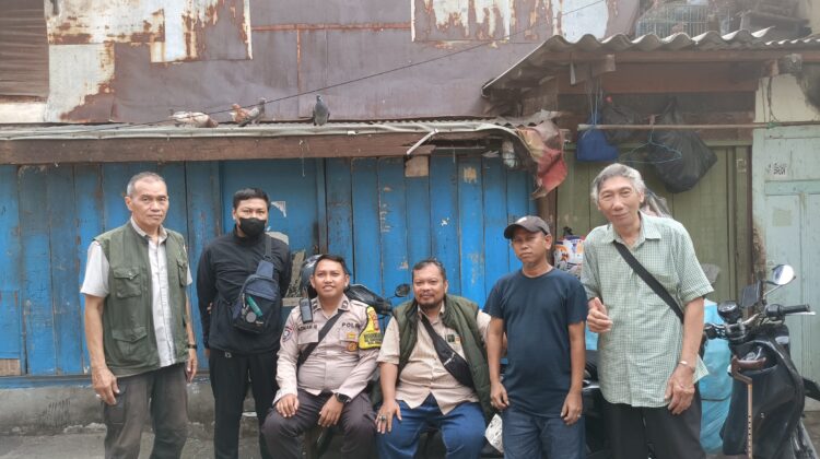 Silaturahmi Kamtibmas Pasca Lebaran, Bhabinkamtibmas Gunung Sahari Utara Perkuat Deteksi Dini Warga Pendatang