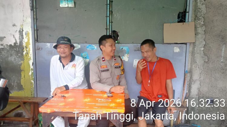 Sambang Humanis Perkuat Kamtibmas, Polisi Hadir Jaga Aman RW 02 Tanah Tinggi