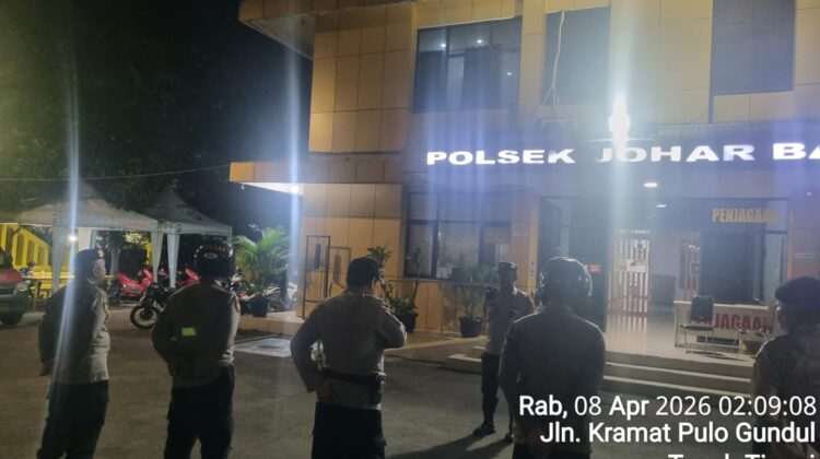 Padal Pimpin Apel Dini Hari, Patroli Cipta Kondisi Johar Baru Siap Antisipasi Guantibmas