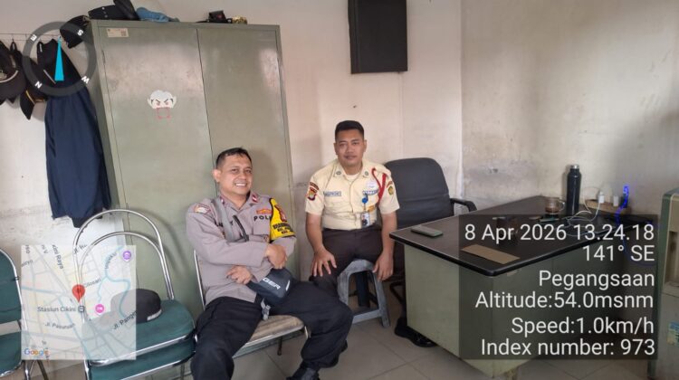 Bhabinkamtibmas Pegangsaan Sambang Kantor ESDM, Perkuat Sinergi Cegah Kejahatan