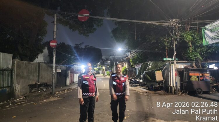 Polsek Senen Gelar Ploting Dini Hari, Antisipasi Tawuran dan Gangguan Kamtibmas di Jakarta Pusat