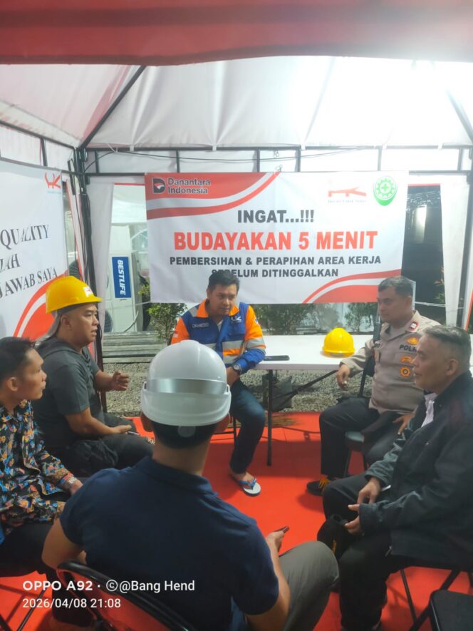 
					Monitoring Proyek Hunian Sementara di Kramat, Polisi Pastikan Situasi Aman dan Kondusif