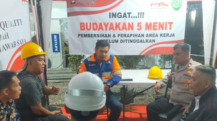 Monitoring Proyek Hunian Sementara di Kramat, Polisi Pastikan Situasi Aman dan Kondusif