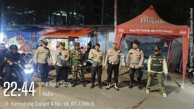 Sinergi Tiga Pilar Menteng Sisir Kwitang–Kalipasir, Tekan Potensi Gangguan Malam