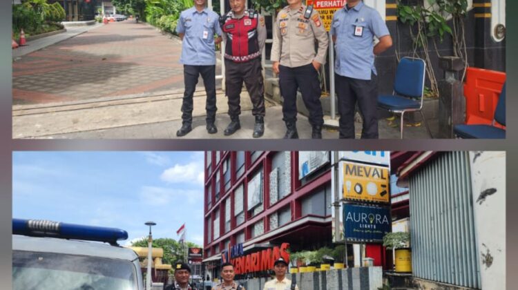 Patroli Samapta Polsek Senen, Sejumlah Objek Vital Dipastikan Aman dan Kondusif
