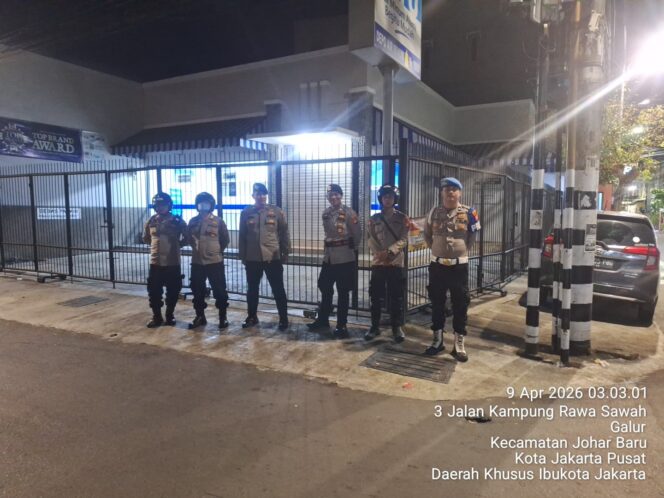 
					Patroli Subuh Johar Baru: Polisi Sisir Wilayah, Cegah Tawuran dan Jaga Kondusifitas