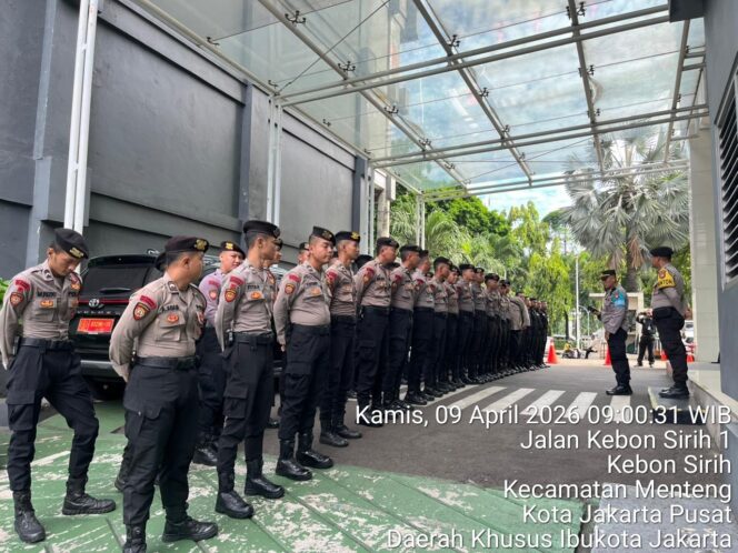 
					Polsek Metro Menteng Siagakan 69 Personel, Antisipasi Unras di Kantor BGN