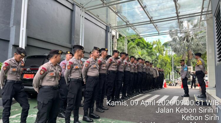 Polsek Metro Menteng Siagakan 69 Personel, Antisipasi Unras di Kantor BGN