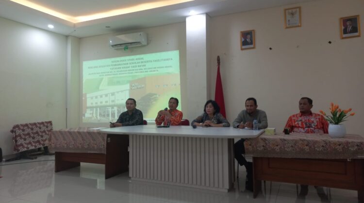 Tiga Pilar Kebon Kacang Hadiri Sosialisasi Rencana Pembangunan Sekolah Yayasan Said Naum