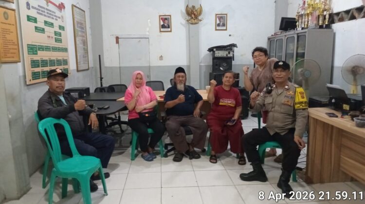 Polisi Sambangi Pos Kamling RW 02 Galur, Perkuat Sinergi Warga Cegah Curanmor di Malam Hari