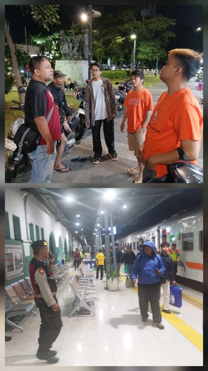 
					Pengamanan Kedatangan Bonek Mania di Stasiun Pasar Senen Berjalan Kondusif