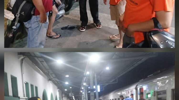 Pengamanan Kedatangan Bonek Mania di Stasiun Pasar Senen Berjalan Kondusif