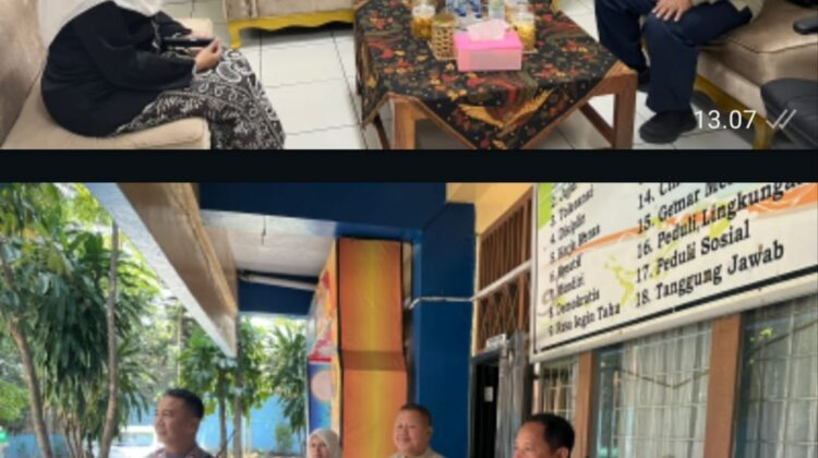 Kapolsubsektor Sambangi SMPN 4 Jakarta, Perkuat Pembinaan Siswa di Pasar Baru