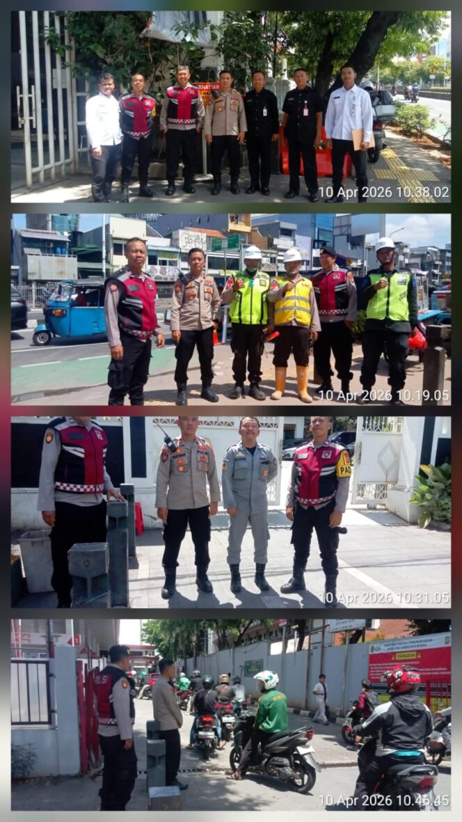 
					Patroli Samapta Polsek Senen Sambangi Sejumlah Objek Vital, Situasi Kondusif