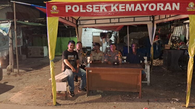 Komitmen Polri Jaga Keamanan, Personel Siaga di Titik Rawan Tawuran Kemayoran