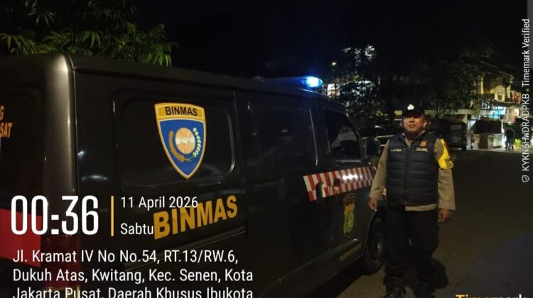 Patroli Gabungan Jaga Kalipasir, Polisi dan Warga Cegah Tawuran Serta Curanmor