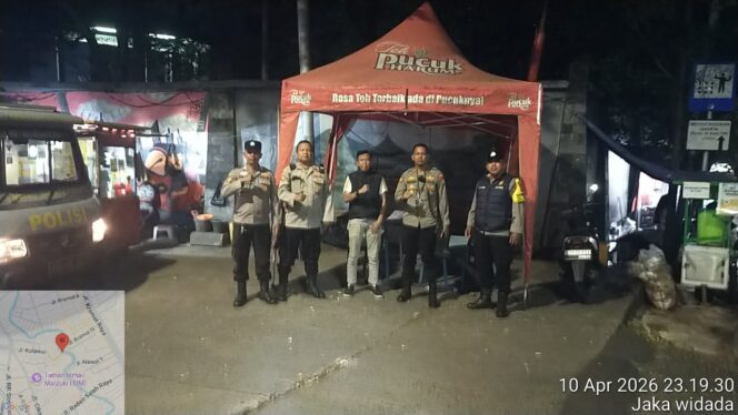 
					Cipkon Menteng Sasar Batas Wilayah Kwitang Kalipasir, Personel Siaga Cegah Gangguan Malam