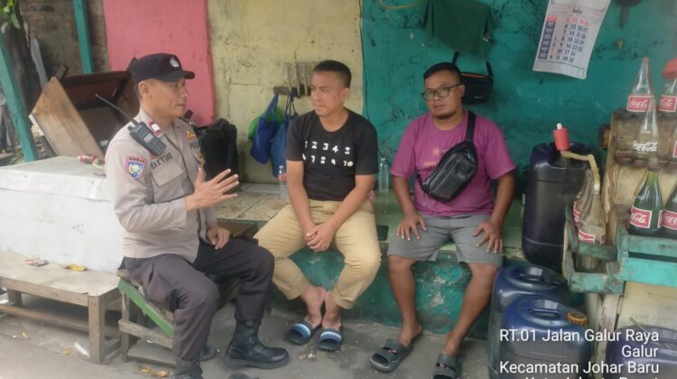 Polisi Sambangi Pangkalan Ojol Galur, Bangun Sinergi Warga Cegah Kejahatan Jalanan