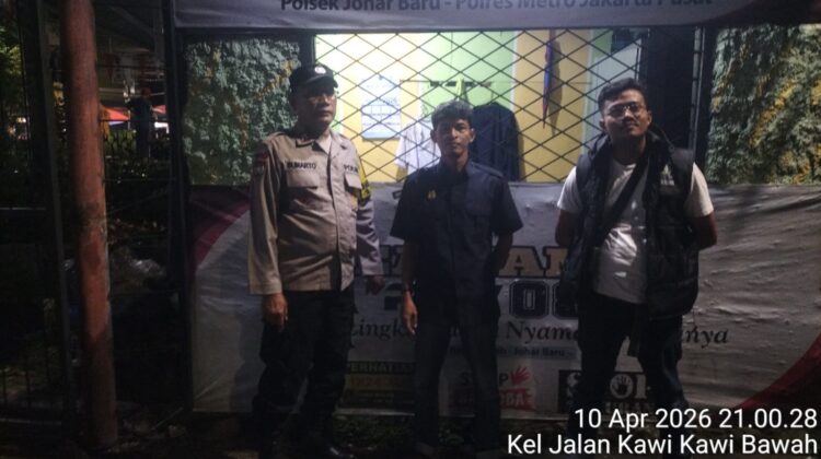 Pos Kamling Jadi Garda Terdepan, Polisi Gaungkan Wajib Lapor 1×24 Jam di Johar Baru
