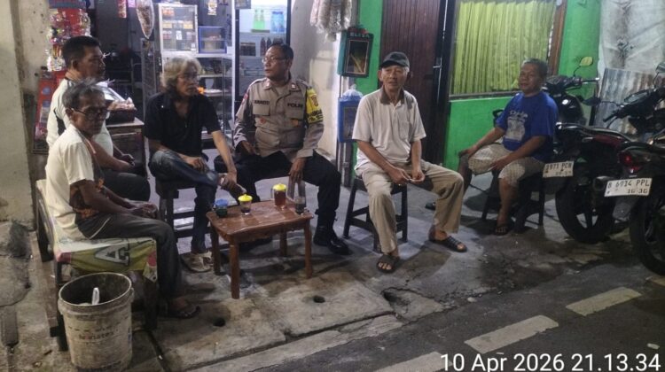 Turun Langsung ke Warga, Polisi Ajak RW 04 Johar Baru Bersatu Jaga Keamanan Lingkungan