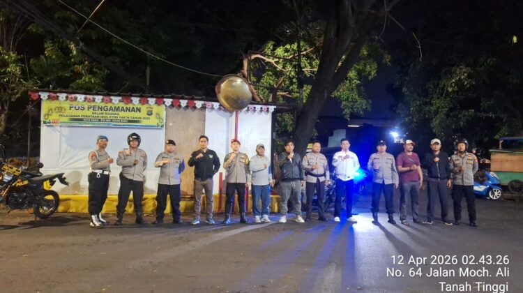 Jelajah Dini Hari, Polisi Sisir Johar Baru Cegah Gangguan Kamtibmas