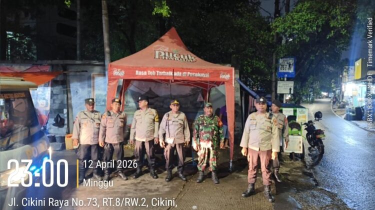 Patroli Cipkon Menteng Perketat Batas Kwitang–Kalipasir, Tekan Potensi Tawuran