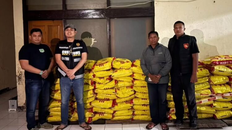 Yonarmed 12 Kostrad Tunjukkan Ketegasan, Gagalkan Penyelundupan Beras Lintas Negara