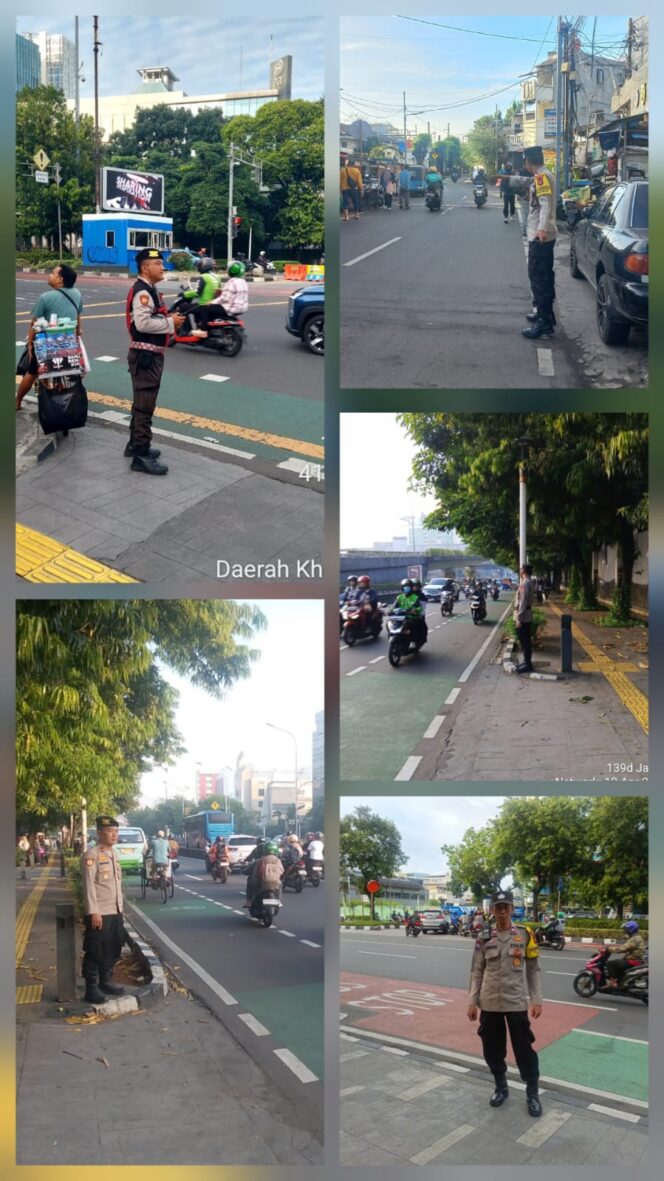 
					Polisi Lakukan Pengaturan Lalin Pagi di Kawasan Senen, Arus Ramai Lancar