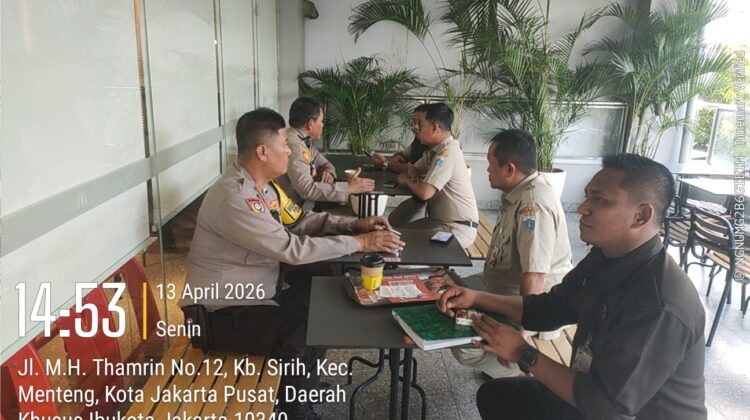 Sinergi Tiga Pilar Menteng, Perkuat Kamtibmas Lewat Silaturahmi dan Koordinasi