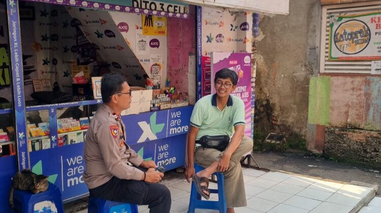 Bhabinkamtibmas Karet Tengsin Laksanakan Sambang Wilayah RT 09/11, Perkuat Koordinasi Harkamtibmas