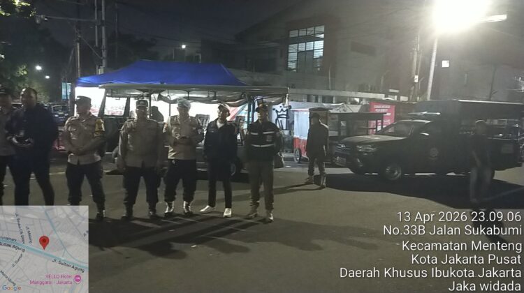 Cegah Aksi Kriminal, Patroli Malam Menteng Difokuskan di Batas Menteng Tenggulun