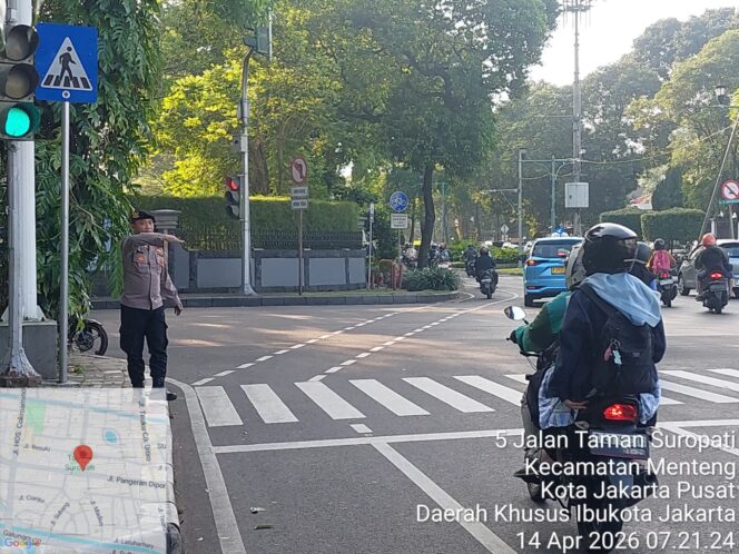 
					Patmor Menteng Tanggap, Arus Pagi Tl Taman Suropati Tetap Mengalir