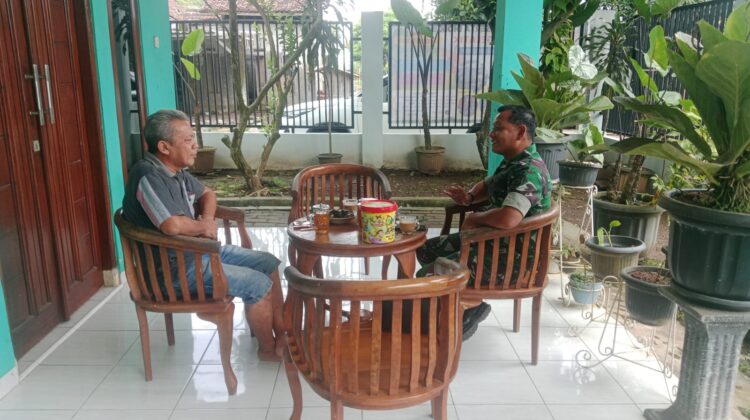 Danramil 14/Panongan Perkuat Sinergi dengan Warga Ranca Iyuh, Dorong Deteksi Dini Gangguan Kamtibmas