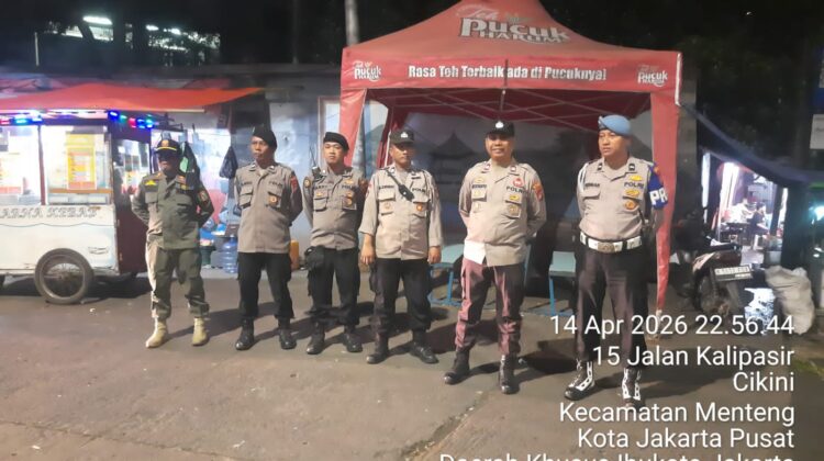 Patroli Cipkon Menteng Disiagakan di Batas Wilayah, Antisipasi Kerawanan Malam Hari