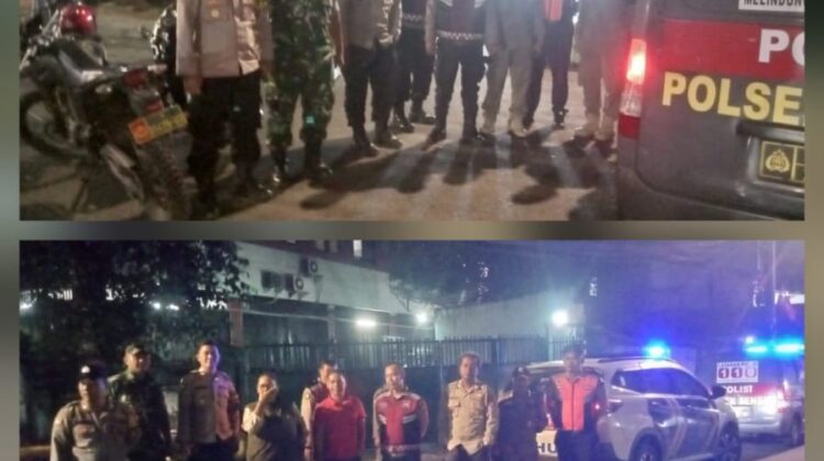 Patroli Tiga Pilar Polsek Senen Digelar, Situasi Wilayah Terpantau Aman dan Kondusif