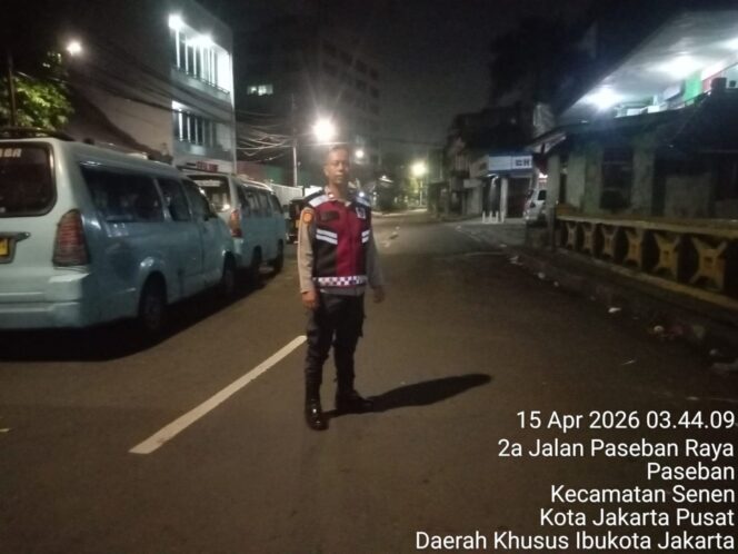 
					Polisi Patroli Dini Hari, Antisipasi Tawuran Remaja di Senen