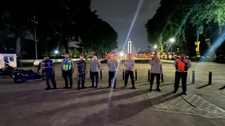 Patroli 3 Pilar Sisir Titik Rawan, Jaga Keamanan Malam di Sawah Besar