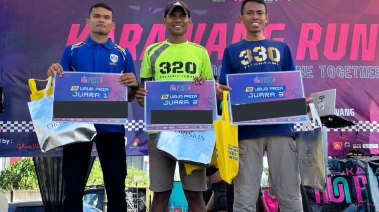 Praka Hendrik Nainggolan Juara 1 Karawang Run 2026, Harumkan Kostrad