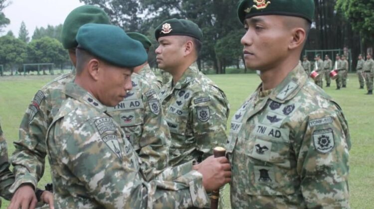 Danyonif 502 Kostrad Pimpin Sertijab Danki dan Lepas Tiga Prajurit Terbaik