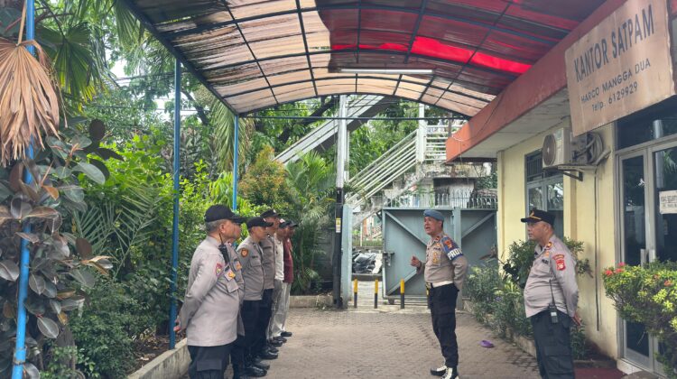 Pelayanan Polsek Sawah Besar Siagakan 11 Personel” Giat Rencana Aksi Unjuk Rasa di Mangga Dua