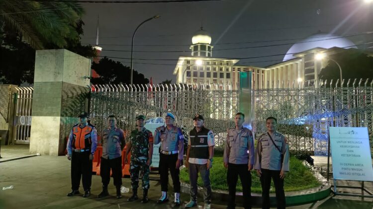 Penjagaan Dan Patroli Gabungan Tiga Pilar Malam Hari, Antisipasi Gangguan Kamtibmas di Sawah Besar