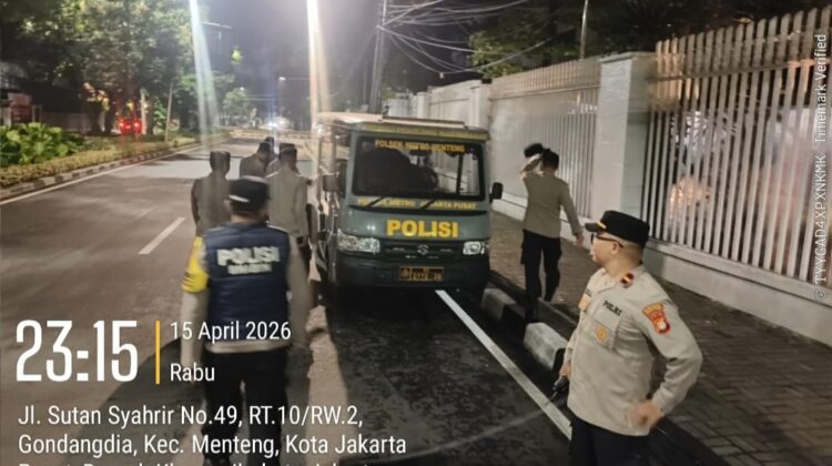 Cipkon Menteng Fokus di Kawasan Teuku Umar, Perkuat Keamanan Malam